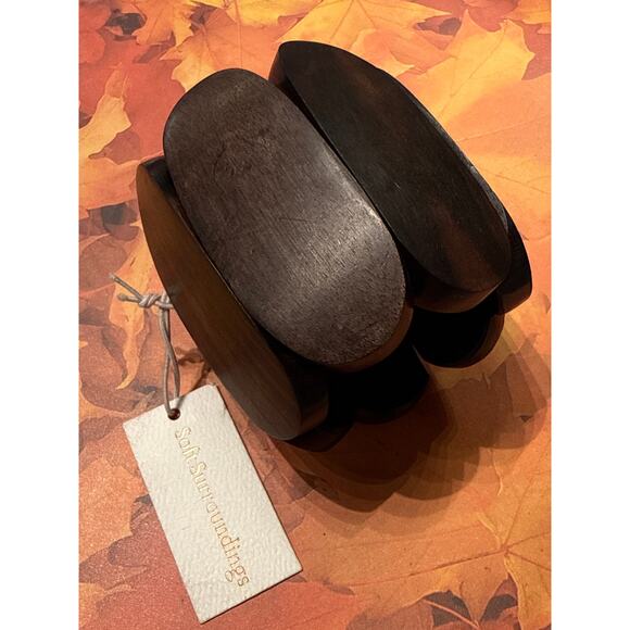 NWT Soft Surroundings Tiger Wood Stretch Bracelet - Picture 3 of 5